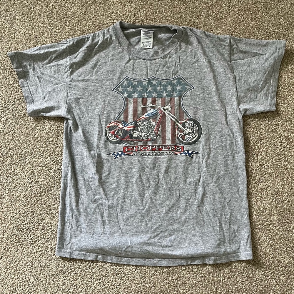 Delta Pro Weight Gray Choppers Graphic T-Shirt